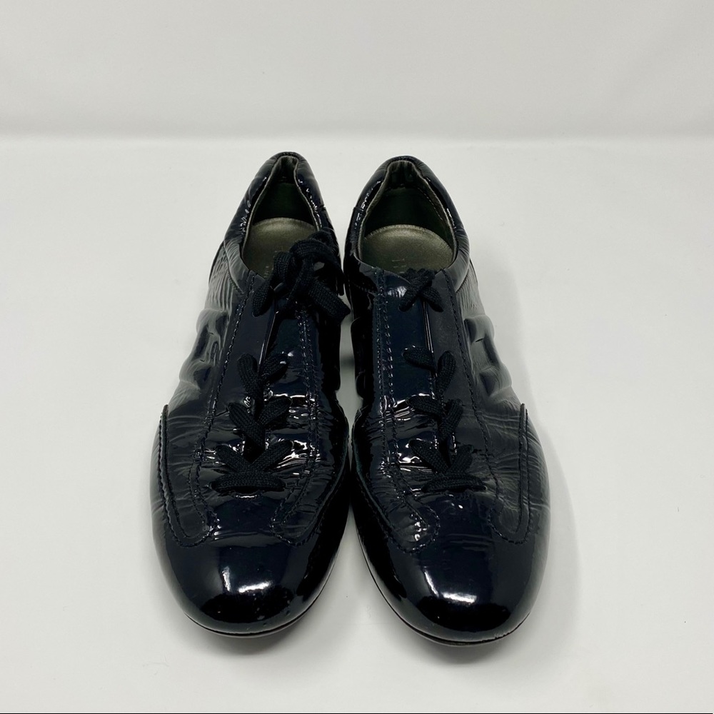 Hogan black patent leather sneakers